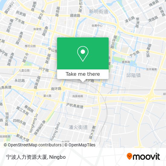 宁波人力资源大厦 map
