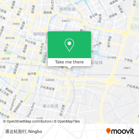 通达轮胎行 map