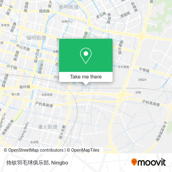 炜钦羽毛球俱乐部 map