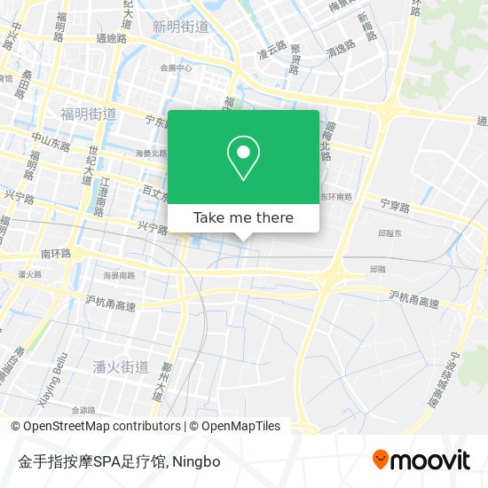 金手指按摩SPA足疗馆 map