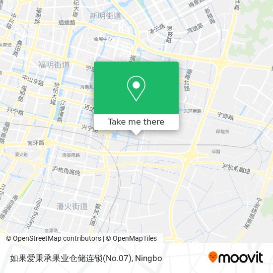 如果爱秉承果业仓储连锁(No.07) map