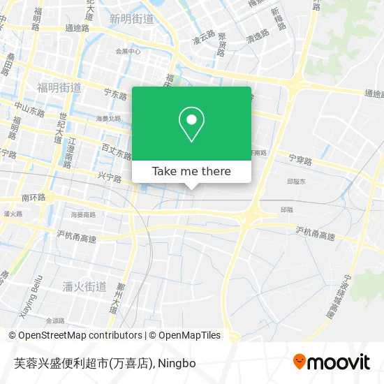 芙蓉兴盛便利超市(万喜店) map