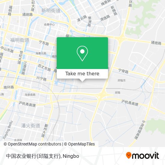 中国农业银行(邱隘支行) map