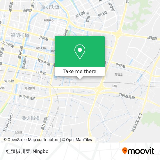 红辣椒川菜 map