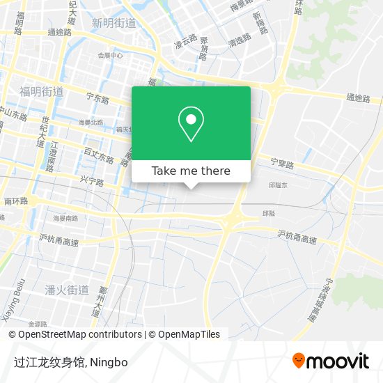 过江龙纹身馆 map