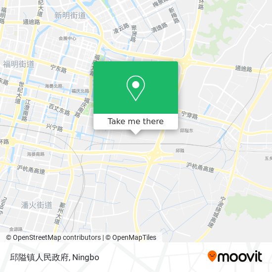 邱隘镇人民政府 map