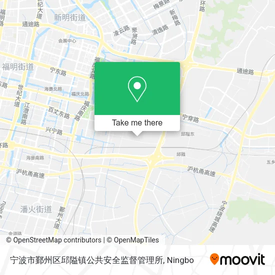 宁波市鄞州区邱隘镇公共安全监督管理所 map