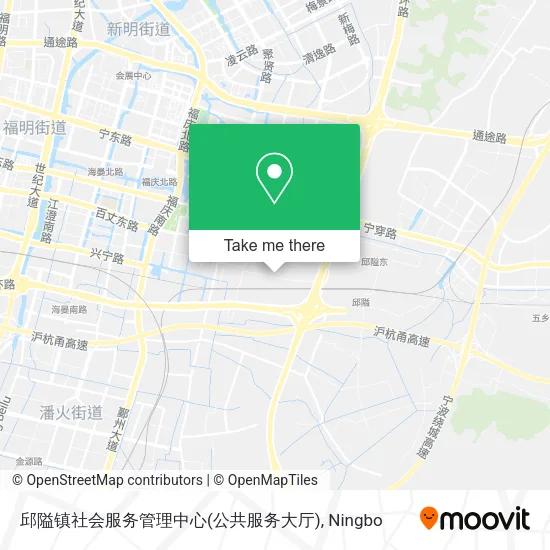 邱隘镇社会服务管理中心(公共服务大厅) map