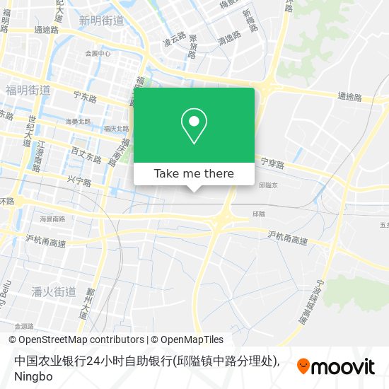 中国农业银行24小时自助银行(邱隘镇中路分理处) map