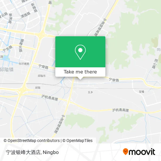 宁波银峰大酒店 map