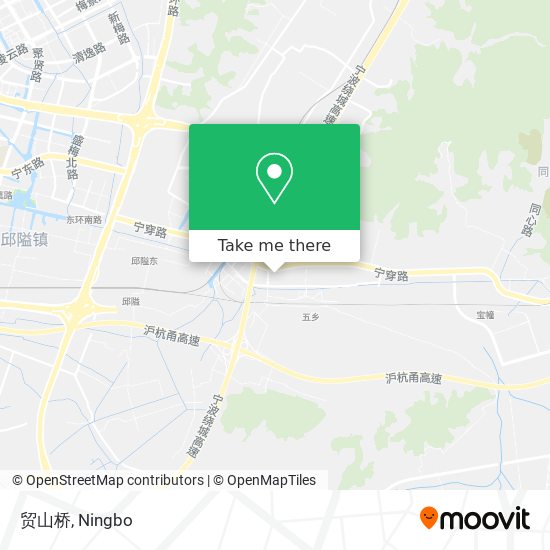 贸山桥 map
