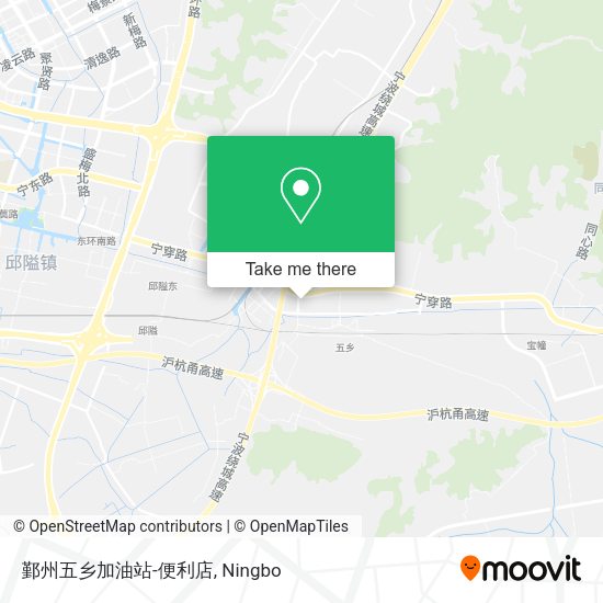 鄞州五乡加油站-便利店 map