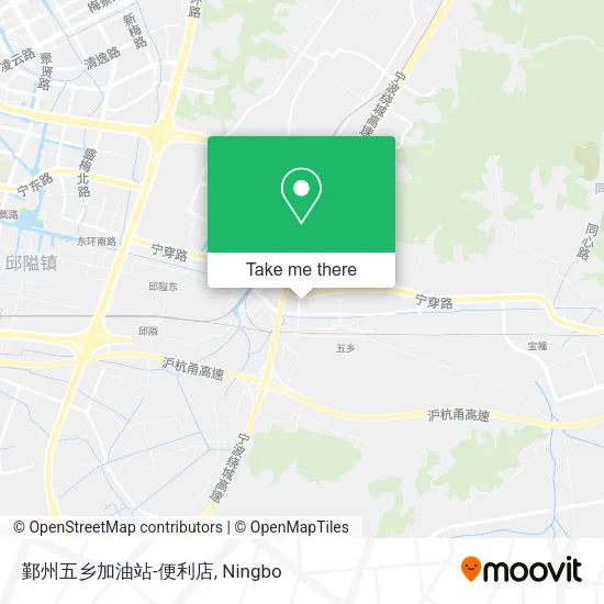 鄞州五乡加油站-便利店 map
