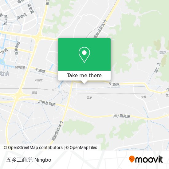 五乡工商所 map