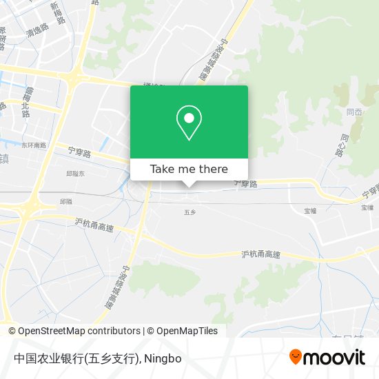 中国农业银行(五乡支行) map