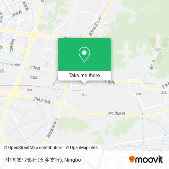 中国农业银行(五乡支行) map