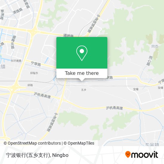 宁波银行(五乡支行) map