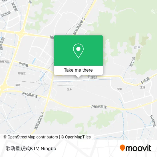 歌嗨量贩式KTV map