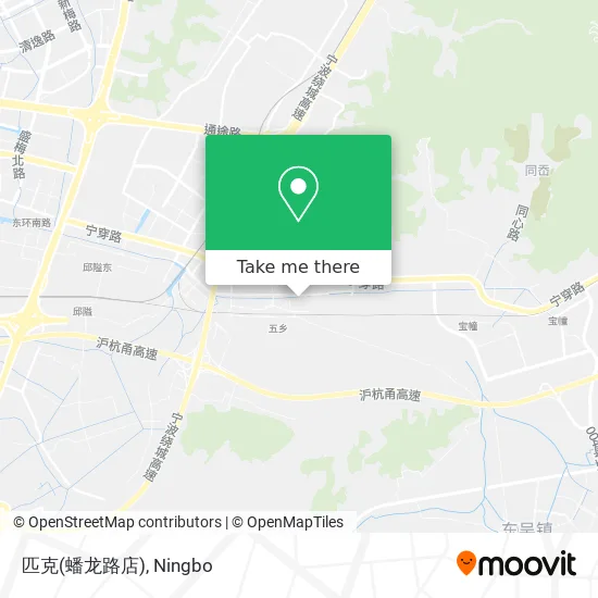 匹克(蟠龙路店) map