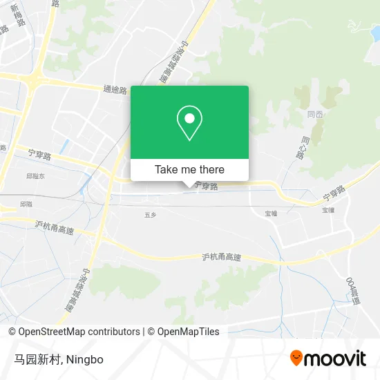 马园新村 map