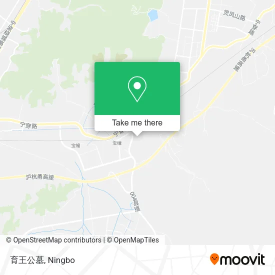 育王公墓 map