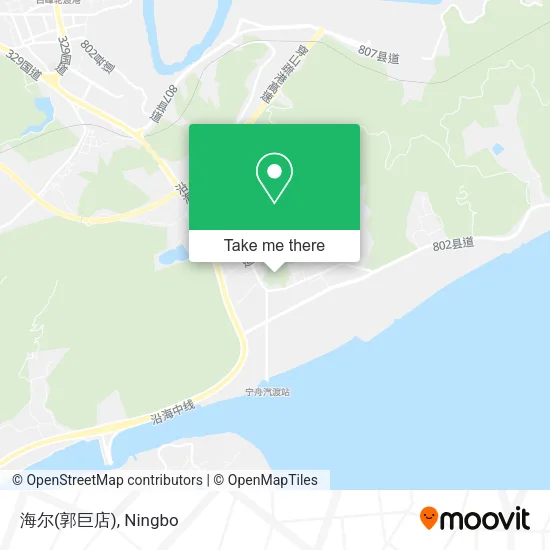 海尔(郭巨店) map