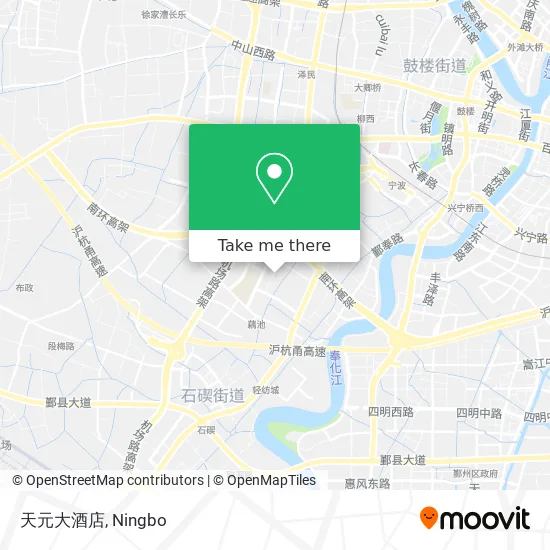 天元大酒店 map