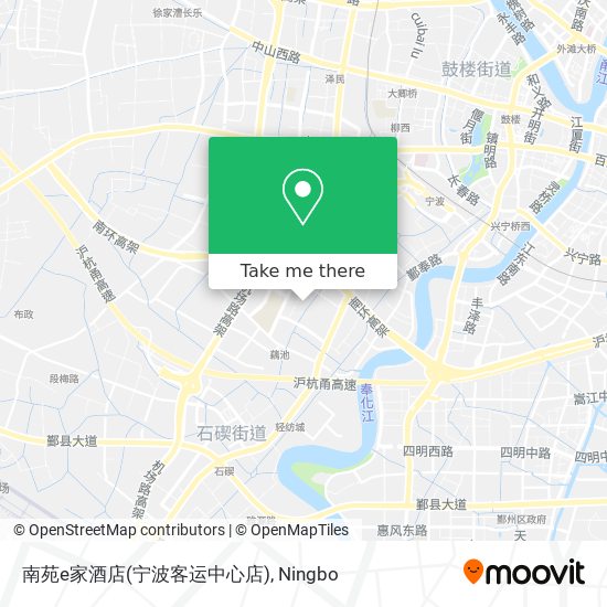 南苑e家酒店(宁波客运中心店) map