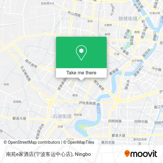 南苑e家酒店(宁波客运中心店) map