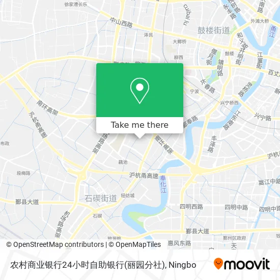 农村商业银行24小时自助银行(丽园分社) map