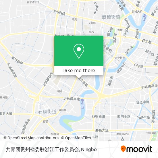 共青团贵州省委驻浙江工作委员会 map