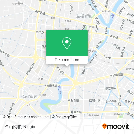 金山网咖 map