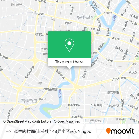 三江源牛肉拉面(南苑街148弄小区南) map