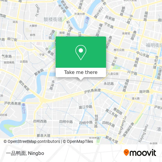 一品鸭面 map
