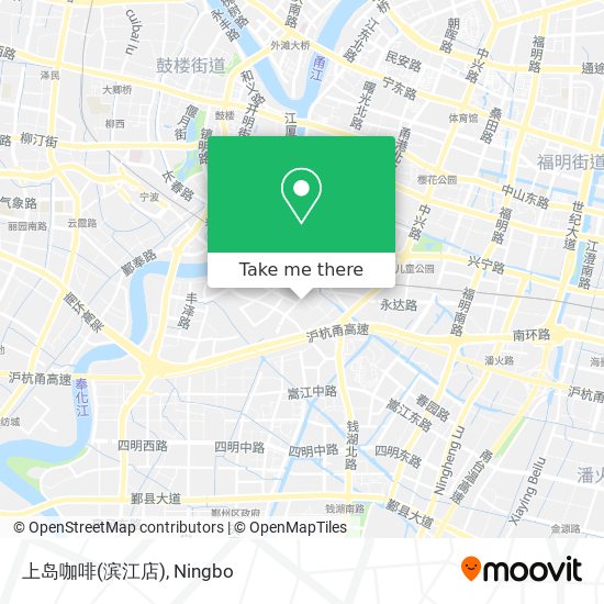 上岛咖啡(滨江店) map