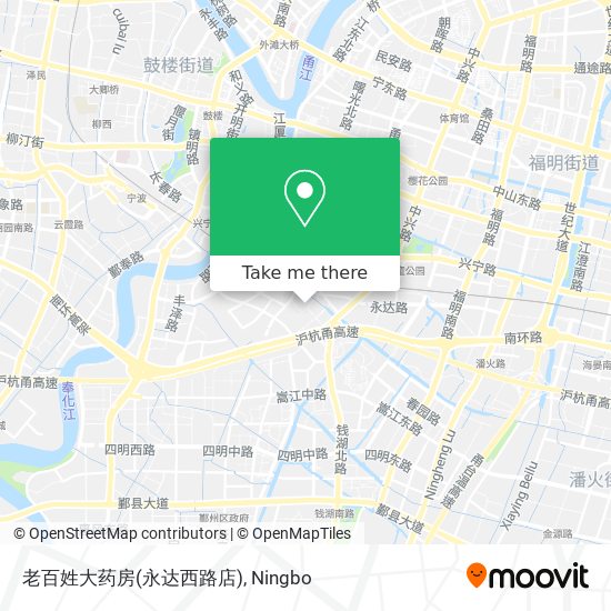 老百姓大药房(永达西路店) map
