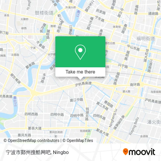 宁波市鄞州搜酷网吧 map