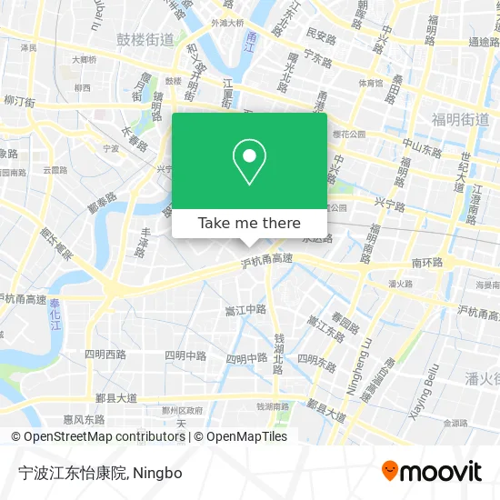 宁波江东怡康院 map