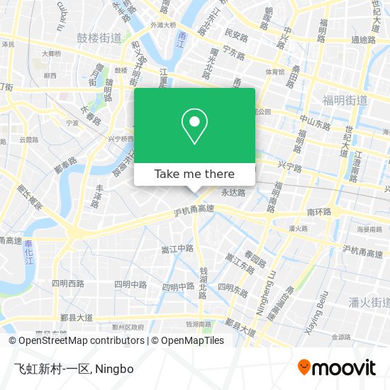 飞虹新村-一区 map