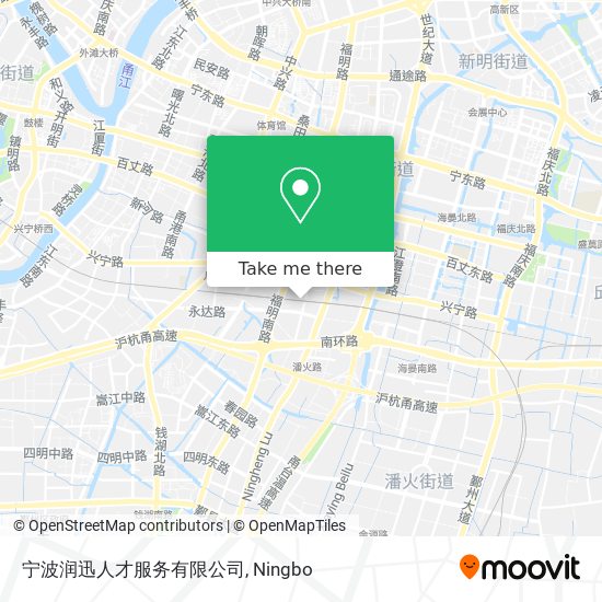 宁波润迅人才服务有限公司 map