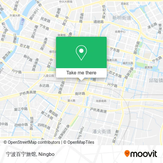 宁波百宁旅馆 map