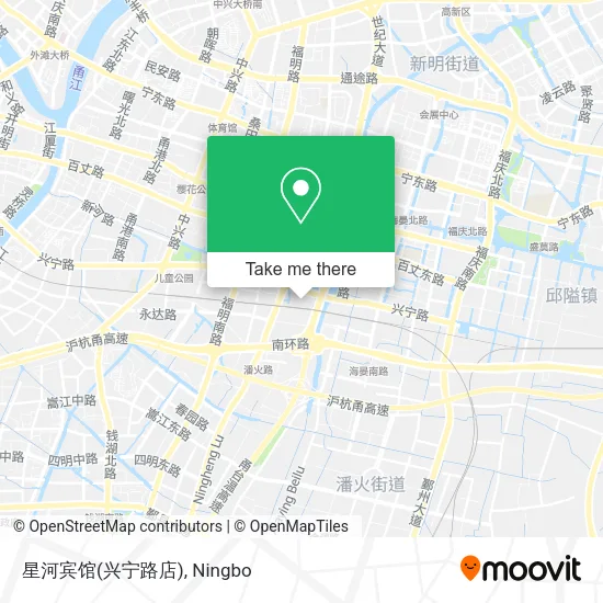 星河宾馆(兴宁路店) map