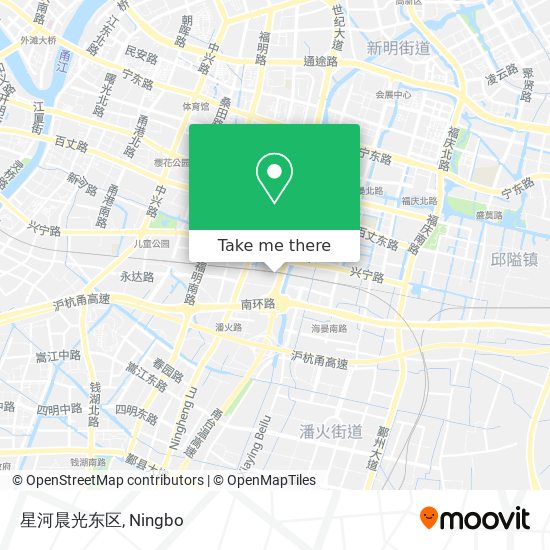 星河晨光东区 map