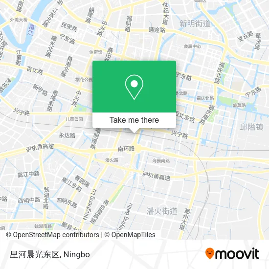星河晨光东区 map