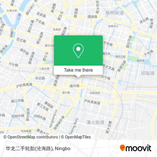 华龙二手轮胎(沧海路) map