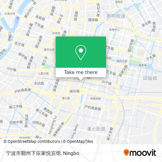 宁波市鄞州下应家悦宾馆 map