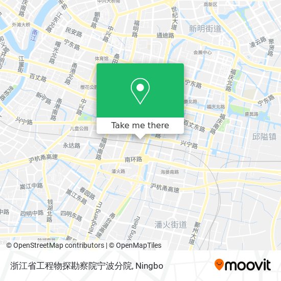 浙江省工程物探勘察院宁波分院 map
