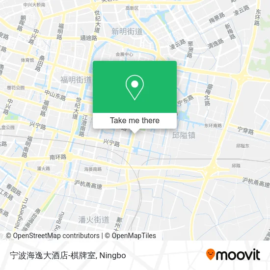 宁波海逸大酒店-棋牌室 map