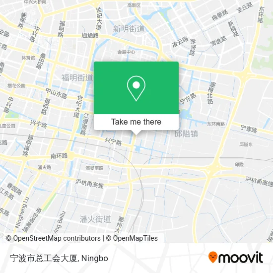 宁波市总工会大厦 map