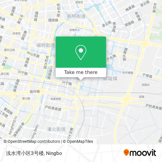 浅水湾小区3号楼 map